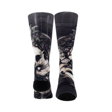 Load image into Gallery viewer, ALCHEMY Skulls And Roses Socks, 1 PAIR

