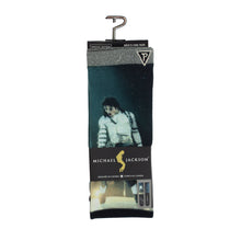 Load image into Gallery viewer, MICHAEL JACKSON Silver Glitter socks, 1 PAIR
