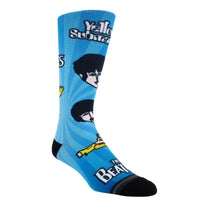 Load image into Gallery viewer, THE BEATLES YELLOW SUBMARINE PSYCHEDELLIC FACES SOCKS, 1 PAIR
