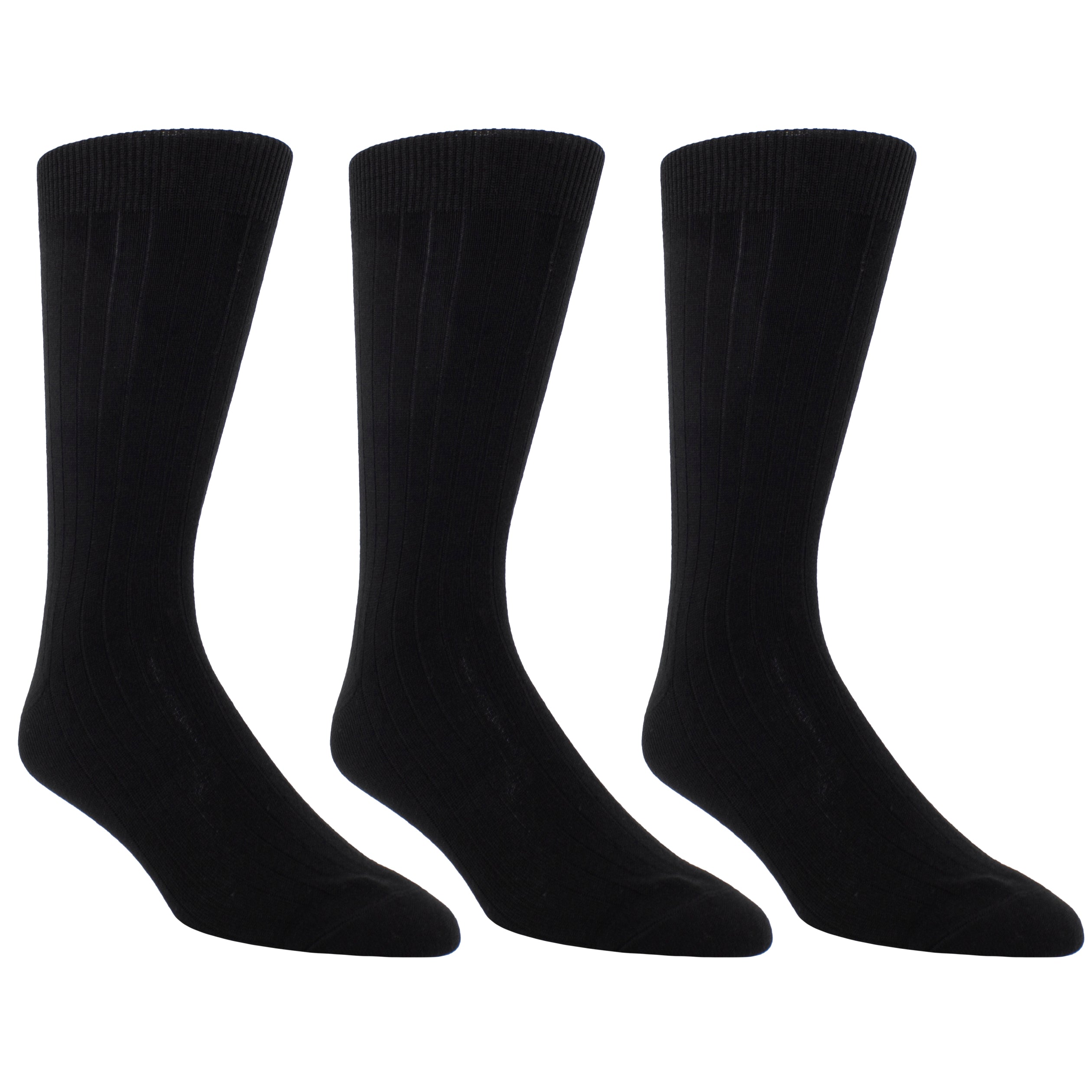PERRI’S SOCKS™ EVERYDAY MENS CLASSIC RIB - WOOL CREW, 3PAIR – Perri's Socks