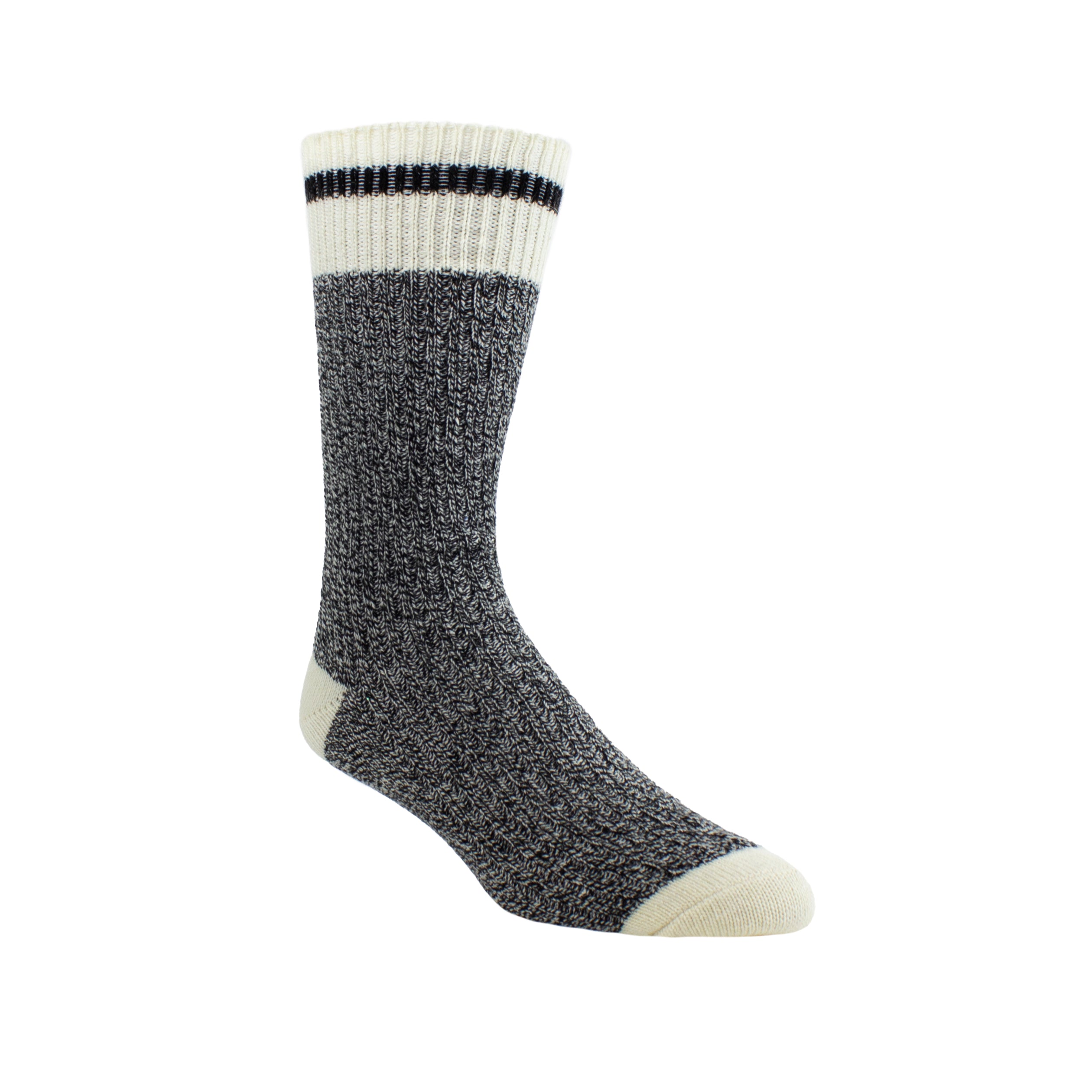 PERRI’S SOCKS™ CASUAL MEN’S WOOL WORK SOCK , 1 PAIR – Perri's Socks